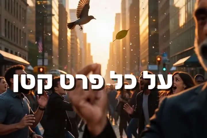 פריים מתוך סרטון שהופק אצלנו